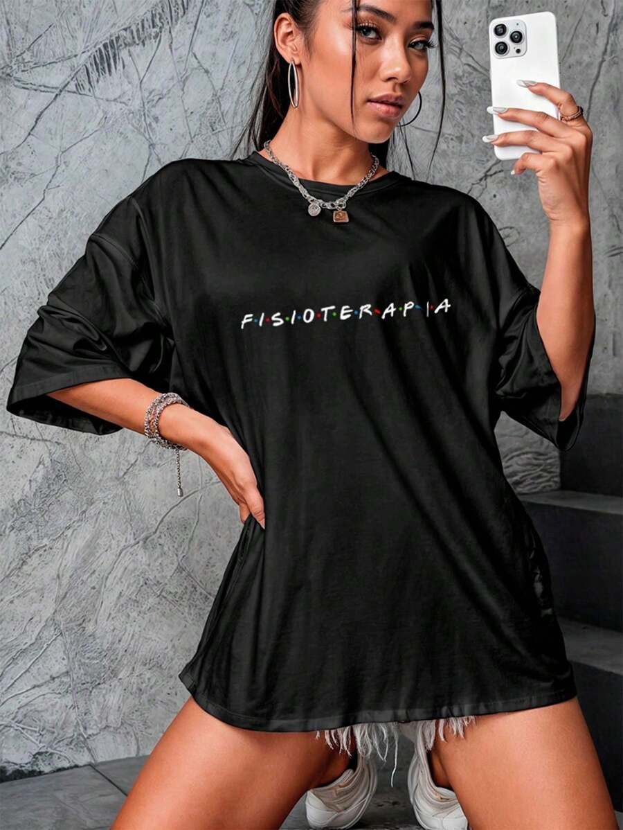 Women T-Shirts - màu đen - Xem 1