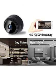 Cámara de seguridad   resolución de 2MP visión nocturna Mini Cámara A9 - Negro - Ver 2