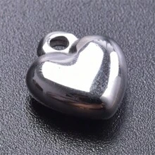 5 szt. Prosty styl hip-hopowy Wisior ze stali nierdzewnej 304 w kształcie serca i cierni DIY Akcesoria do wyrobu biżuterii, platerowany próżniowo 18K, na bransoletki, naszyjniki, kolczyki