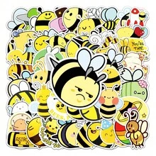 51PCS Hoạt hình Động vật Ong Graffiti Nhãn dán Cá nhân hóa Xu hướng sáng tạo Nhãn dán trang trí Ván trượt Hành lý Điện thoại di động Tủ lạnh Thời trang Đồ chơi phổ biến Decals - Nhiều màu - Xem 2