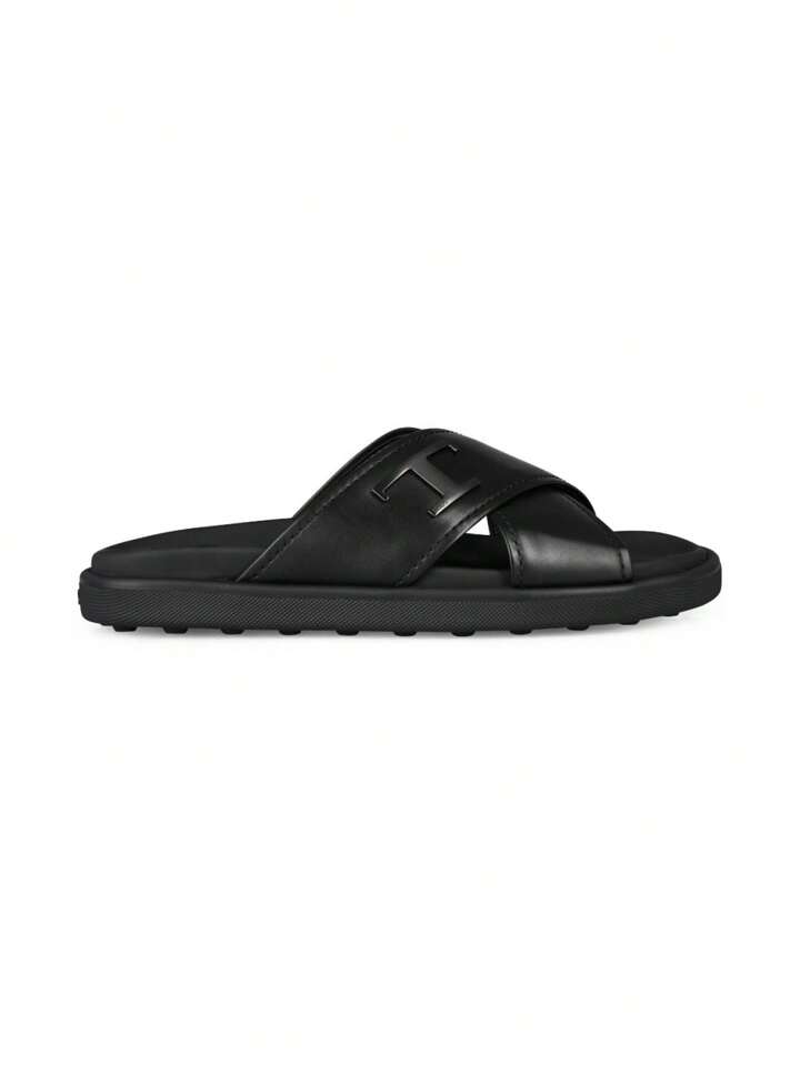 サンダル TODS Men Sandals XXM0TV0AJ30RE0 096 9995 Black Man BLACK Sandals in Leather XXM60K0HV40N6M9MB999 | Tods