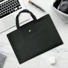Laptop Bag Handbag Sleeve PU Leather Case For   Microsfoft 13 14 15 16 Notebook Tablet Briefcase