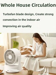 1入可充電桌面風扇，具備5檔LED化妝鏡和低噪音冷卻功能，適用於辦公室、廚房、戶外露營和家庭臥室便攜式空調 - 彩色 - 查看 9
