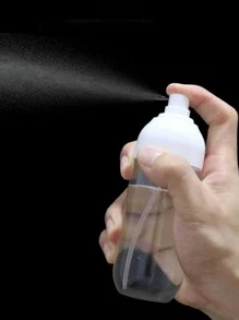 50ml/150ml Cute Little White, Pressing Spray Bottle, Emulsion Bottle, Travel Portable Set Spray Bottle Makeup Skin Care Products Facial Spray Vacuum Small Empty Bottle Suitable For Home And Outdoor Travel. Christmas Present