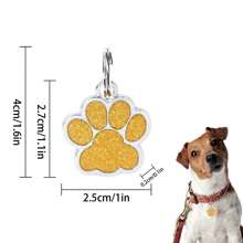 1pc Personalized Engraved Dog Tags For Pets, Custom Dog Tag With Name And Text For Dog Collar, Stainless Steel Bone Dog ID Tag For Puppy And Small Dogs - Multicolor - View 3
