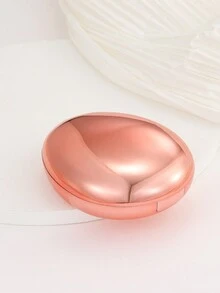 XIANG YU Contact Lens Case Travel Kit Pocket Portable Solid Color Lens Cover Container Beauty Pupil Storage Eye Carry Mirror Lenses Boxes - Metallic Bright Surface - View 3