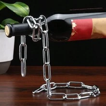 Creative And Stylish Wine Bottle Holder, European Style Iron Art Suspension Design With Rope Wine Rack Decoration - Multicolor - View 11