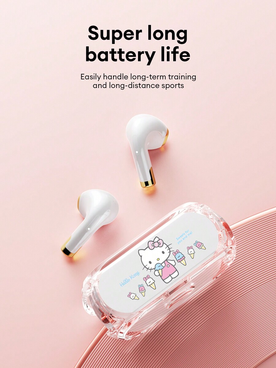 SANRIO J13 HELLO KITTY Passive Noise Cancelling InEar HIFI Headphones