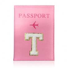 Neues Reisepass Cover Aus Pu Leder, Kartenhalter Für Frauen Und Männer, Reisepass Tasche Mit Marmor Stil Und Initiale, Reisepass Schutzhülle Mit Kartenhalter Und Rfid Für Reisen, Bankkarte Und Id Abdeckung, Brieftasche Für Reisezubehör - Pink - Übersicht 17