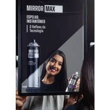Mirror Max Espelho Instantâneo Spray Passo 1 Efeito Espelho Vidro Acrílico Togmax