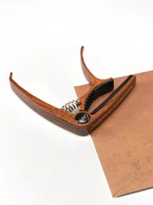 Capo per chitarra folk in lega di zinco personalizzato con plettro inciso e messaggio personalizzato, regalo di compleanno, regalo della Festa del Papà per chitarrista, San Valentino, decorazione di San Valentino