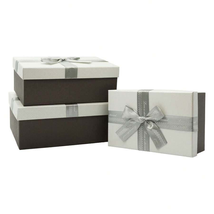 Gift Wrap Boxes - 永恆灰色三重奏 - 查看 1