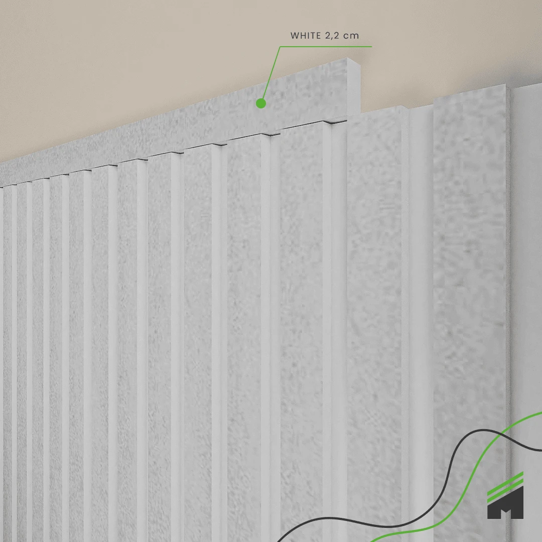 Meu Rodape Wall Stickers - trắng - Xem 1