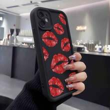 情人节单件火焰红唇设计性感INS风欧美时尚软壳手机壳，兼容小米/红米A1/A2/A3/9/POCO/M2/Note/9/T/M3/C/10/A/C31/I/11/PRIME/POWER/8/PRO/S/MAX/LITE/M5S/SE/12/X5/F5/M4/E/13/X4/GT/M6/C65/C55/K30/K40/K50/K60/K70/ULTRA/F3/F4/F5/X6/X3/C40/14等机型，防水防震防摔防刮，国际版，非国内版 - 彩色 - 查看 4