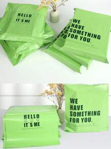 运输袋，强力粘性邮寄袋，英文加厚防水快递袋多用途信封，多尺寸适用于服装、小型企业、精品店、各种物品包装邮政袋情人节 - 彩色 - 查看 5