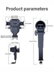 Giá đỡ điện thoại trên ô tô Sucker dành cho điện thoại GPS hỗ trợ di động Tương thích với iPhone 13 12 11 Pro Tương thích với / Tương thích với Samsung Giá đỡ điện thoại trên ô tô có thể điều chỉnh 360 độ có màn hình ngang và dọc Tương thích với iPhone, điện thoại Android, quà tặng sinh nhật, gia đình, bạn bè Phụ kiện ô tô - màu đen - Xem 5