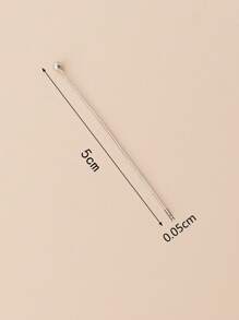 100 chiếc chốt bi đồng 50mm, thích hợp để làm đồ trang sức DIY - K-RH trắng - Xem 4