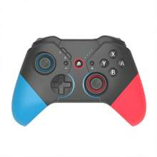 Controlador inalámbrico TOPWOLF Pro Gamepad con doble vibración, compatible con Switch/Lite/Oled/PC/Android/iOS/Steam, función de despertar, función de ráfaga de tres velocidades ajustables, giroscopio de seis ejes - Azul + rojo (cuerpo principal negro) - Ver 11