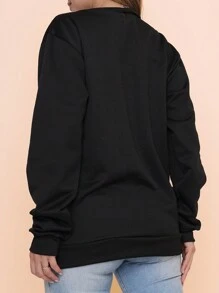 Women Sweatshirts - màu đen - Xem 2
