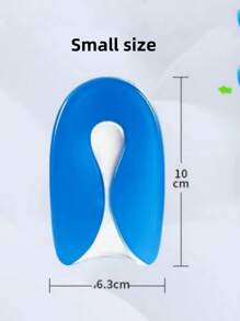 1 Paire Inserts de talon en gel et en silicone en forme de U, absorbant les chocs pour hommes et femmes