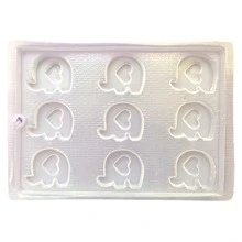 Creaciones Marypao Molde Elefante Bebe Para Jabon Gelatina Gomita Baby Shower - Blanco - Ver 5