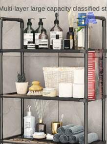 03Estante de almacenamiento multifuncional para baño, inodoro y balcón, estante de baño - Multicolor - Ver 5