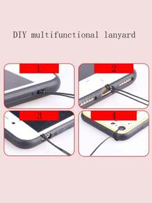 Funda suave con cordón y muñequera compatible con iPhone XR/7/8, iPhone 15 Pro Max, iPhone 13, iPhone 14, iPhone 11, iPhone XS, Galaxy S24, Galaxy S24+, Galaxy S24 Ultra, Galaxy S22, Galaxy A13 4G, Galaxy A52, A52s 5G, Redmi Note 11, 11 Lite con borde pintado y agujero preciso para Apple