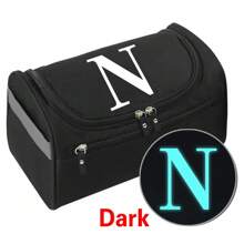 Mężczyźni Biznes Przenośny Suwak Schowek Podróżny Suchy I Mokry Separacja Przybory toaletowe Organizator Kobiety Świecący w nocy Nadruk z napisem Torebki do Makijażu Wiszące Wodoodporny Wysoka pojemność Torba na pranie Czarny Torebki do Makijażu Tworzenie Organizator Kosmetyki (Makijaż) Przechowywanie Torba na kosmetyki Torba na pranie - Czarne - Zobacz 24