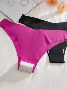 7 件装女士比基尼内裤，性感、透气、无缝运动内衣，多色