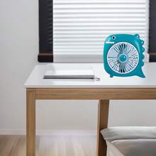 Table Fans - Teal Blue - View 4