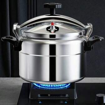 Olla a presión para el hogar a prueba de explosiones, adecuada para cocina de gas y fuego abierto, olla a presión mini microondas para hervir mariscos