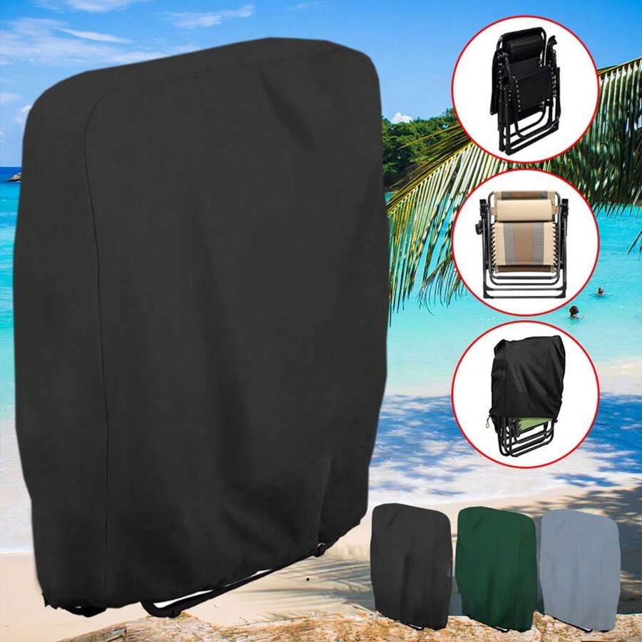 1pc/2Pcs Outdoor Folding Chair Covers - Folding Chair Storage Covers Easy To Use Convenient To Store Suitable For Use In All Weathers,Bag,Organizer,Storage,Kitchen Decor,Household Items - Multicolor - View 1