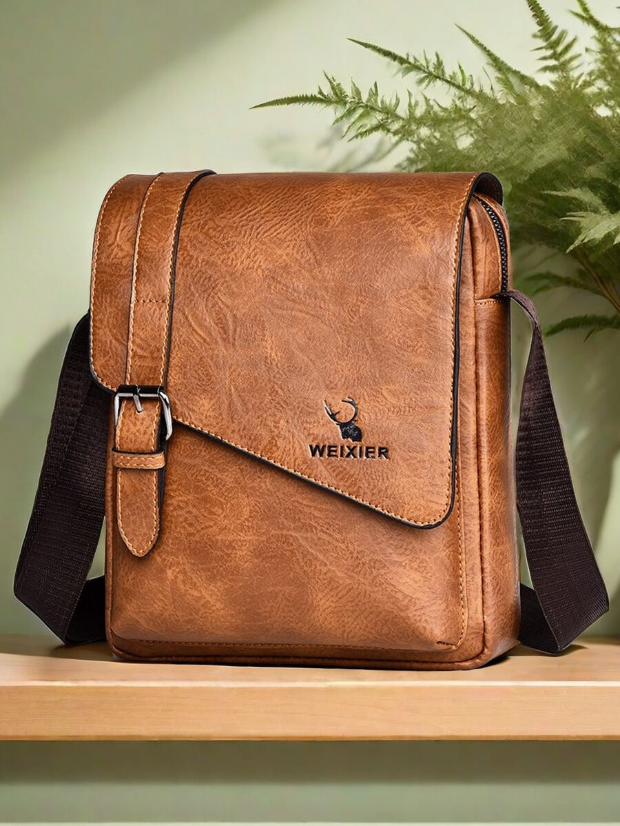 1 Túi đeo vai/ đeo chéo/ đeo eo/ cầm tay cho nam Túi ngoài trời di động, Chất liệu PU chống nước, Dây đeo vai có thể điều chỉnh nhiều ngăn, Túi nam đơn giản mới, Thích hợp mua sắm, Túi xách ngày lễ Túi tote Túi đeo chéo Túi đeo vai Túi đeo hông Túi đi xe đạp Túi tập thể dục Túi đeo chéo Chất liệu PU Túi đeo vai cổ điển Quà tặng lý tưởng Túi đeo chéo cổ điển đơn giản