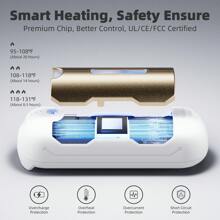 2-Pack Hand Warmer Rechargeable, Upgraded 2-In-1 5200mAh Electric Hand Warmers, Portable USB Reusable Handwarmer, For Outdoor Camping, Skiing, Hunting, Golf, Gift - White