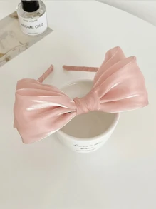 1pc Kids' Multicolor Mesh Bow Hairband, Fashionable And Sweet Daily Accessory