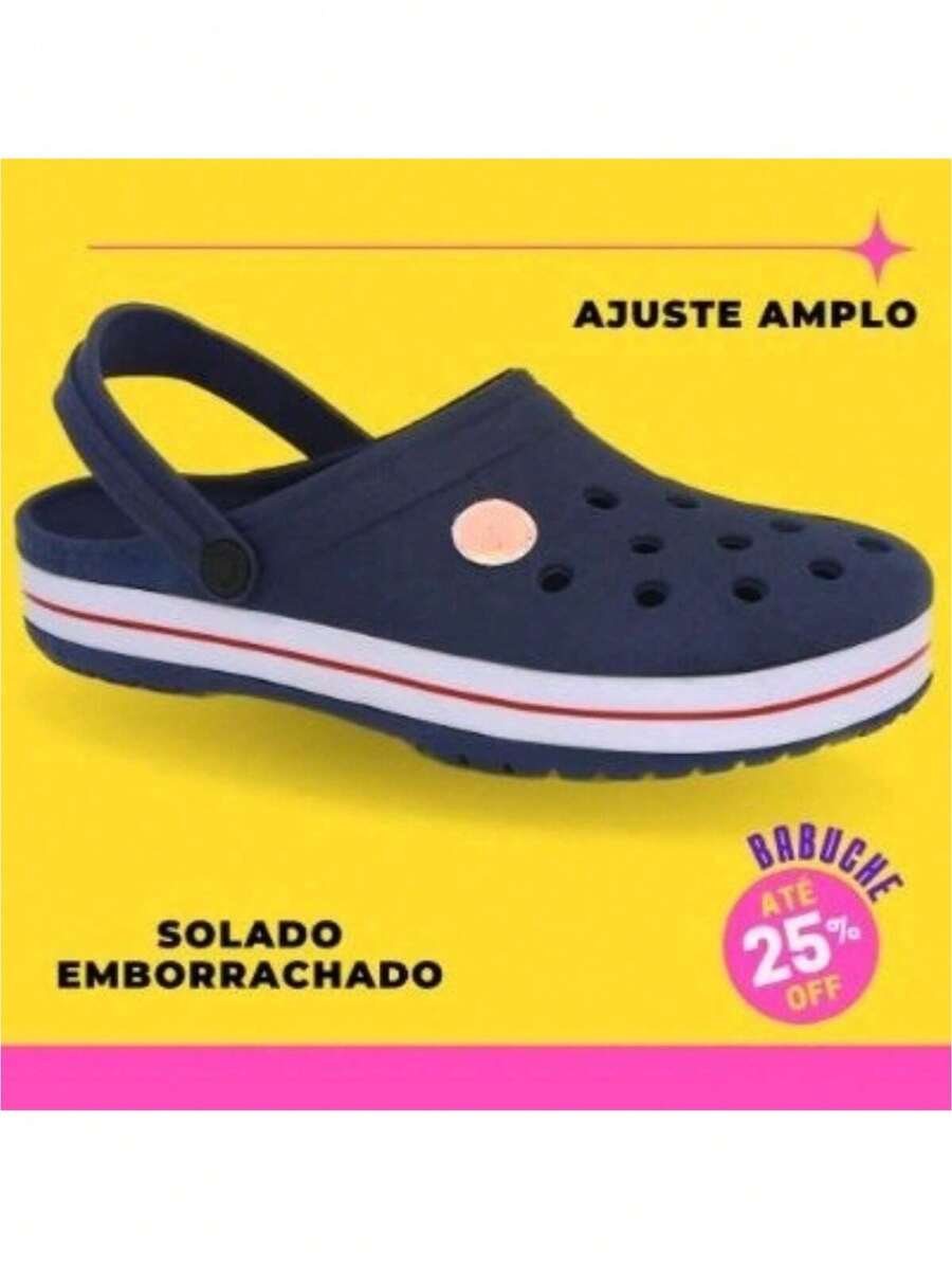 Men Clogs - Màu xanh hải quân - Xem 1