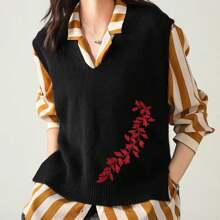 1pc Large Leaf Embroidered Iron-On Patch, Suitable As Valentine's Day, Mother's Day, Teacher's Day Party Dress, Jacket, Jeans Decoration Accessory, Available In Multiple Colors Including Green - Multicolor - View 9