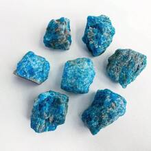 1pc/5pcs/10pcs Natural Blue Apatite Crystal Stone, Raw Blue Apatite Crystal Stone, Mineral Specimen Gemstone Crystal, Rock For Chakra Balancing, Reiki, Good Luck, Aquarium/Home Fish Tank Decor Bonsai Flower Pot Ornament