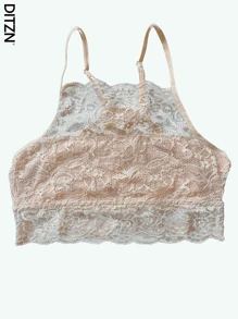 DITZN 女士蕾絲時尚背心內衣內部露背外穿夏季性感睡衣包裝小背心
