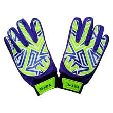 Verri Brand Children's Goalkeeper Gloves, Lines Model, In Purple, Back To School - Purple - View 2