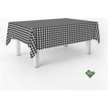 Ecommerc3 Stain-Resistant Tablecloth For Rectangular Table Size From 100x140 Cm To 300x140cm - Tablecloth Extra Soft And Waterproof Touch 100% Made In Spain - Black - View 1