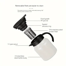 Stainless Steel Tea Stew Pot Large Capacity Household Insulated Water Kettle Office Business Gift Tea Separation Teapot For Brewing Tea - Multicolor - View 2