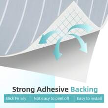 1入組船用EVA海洋墊，游艇甲板14.96" x 94.48"(38cm x 240cm)，自粘式地板，防水且防滑，適用於戶外游艇、皮艇、噴氣式滑雪板、露營車滑板、跳板，游泳池，花園等 - 38x240CM - 淺灰色加白色接縫 - 查看 4