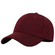 1pc Men's Solid Color Fully Enclosed Baseball Cap, Elastic Fashion Sports Hat, Outdoor Sun Protection Casual Hat For Spring, Autumn Travel, Beach Vacation - Multicolor - View 8