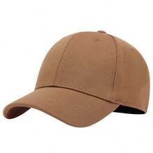 1pc Men's Solid Color Fully Enclosed Baseball Cap, Elastic Fashion Sports Hat, Outdoor Sun Protection Casual Hat For Spring, Autumn Travel, Beach Vacation - Multicolor - View 9