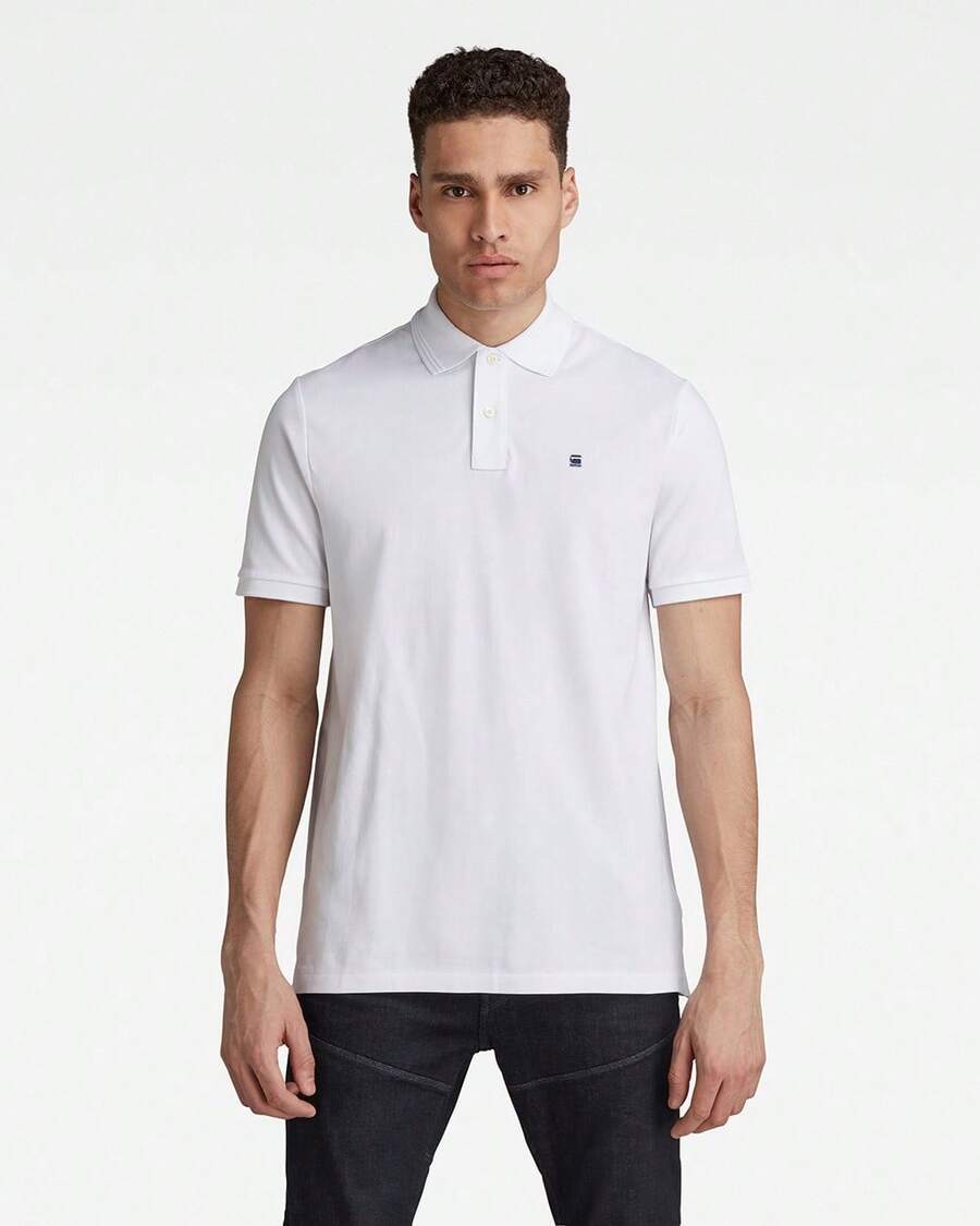 G-Star RAW G-STAR D08513-5864 - White Polo - trắng - Xem 1