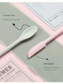 4PCS Mini Silicone Spatulas For Epoxy Resin Art Casting,  Double-Ended Scraper & Spoon Multifunctional Reusable Stir Sticks DIY Mixing Tools For Jars Cooking Cosmetics Painting (4 Colors) - Multicolor - View 9