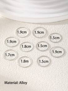 10pcs Minimalist Round Joint Knuckle Ring Suitable For Women's Daily Wear