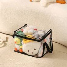 1pc  "Space-Saving Design"  Large Transparent Toy Storage BinsWaterproof, Multi-Use Organizer For Building Blocks & Plush Toys,Perfect For Bedroom, Bathroom, Office Desk Room Decor Home Decor Fall Decor Bedroom Decor - Multicolor - View 11