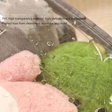 1pc  "Space-Saving Design"  Large Transparent Toy Storage BinsWaterproof, Multi-Use Organizer For Building Blocks & Plush Toys,Perfect For Bedroom, Bathroom, Office Desk Room Decor Home Decor Fall Decor Bedroom Decor - Multicolor - View 4